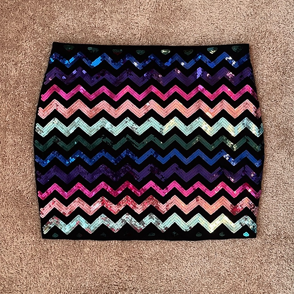 NWOT Express Sequin Skirt